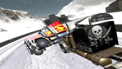 3D雪地擎天柱截图2