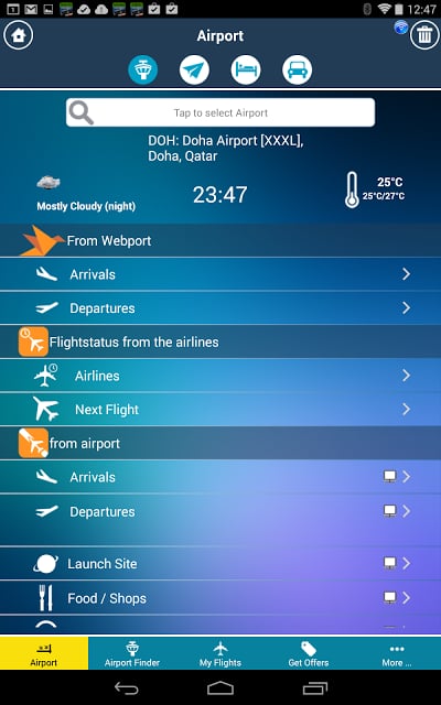 Doha Airport + Flight Tracker截图2