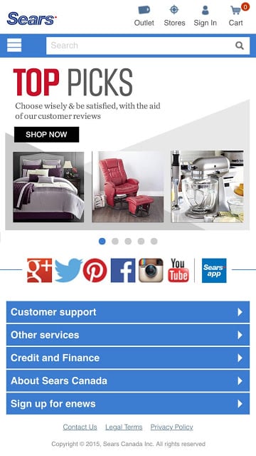 Sears Canada截图1