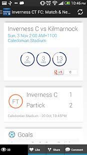 Inverness CT FC: Match &amp; News截图3