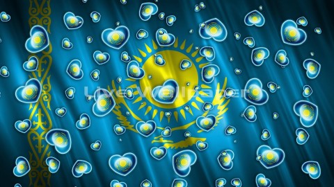 Heart Flag Kazakhstan Free截图2