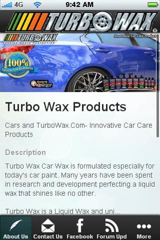 Turbo Wax Products截图1