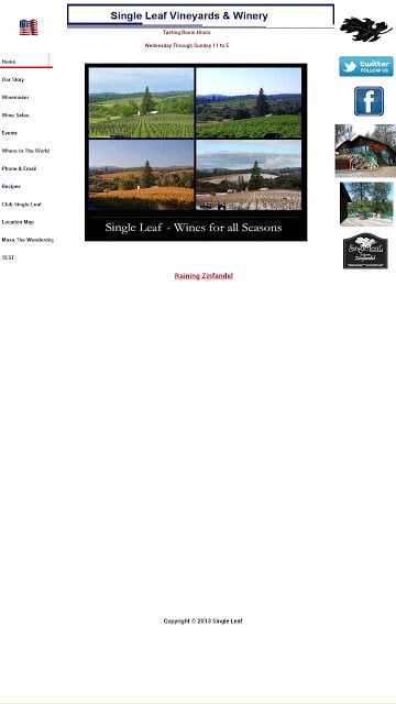 Single Leaf Vineyards &amp; Winery截图1