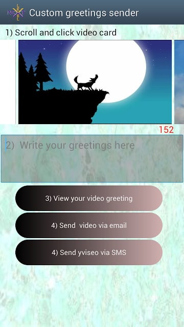 Next Level video greeting send截图3