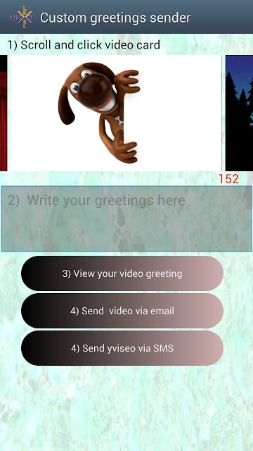 Next Level video greeting send截图2