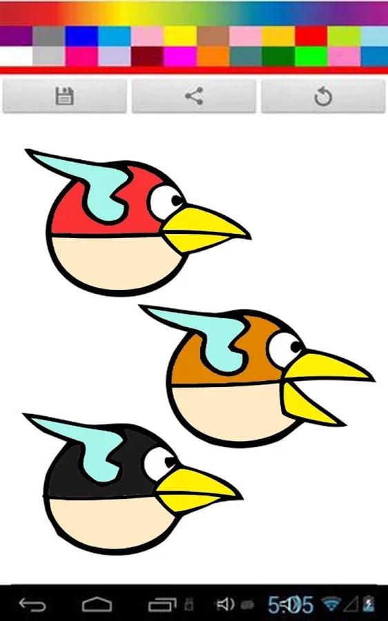 Angry Coloring Birds截图2