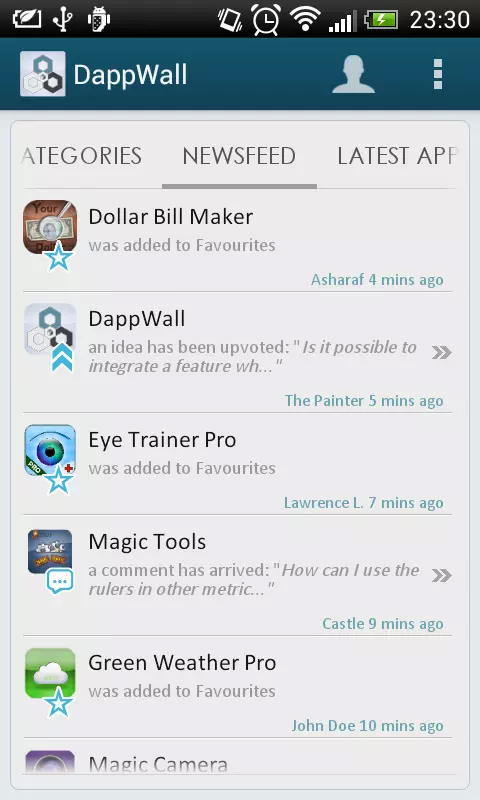 DappWall - A Unique App Market截图2