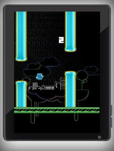 Flappy Towel - Neon City截图4