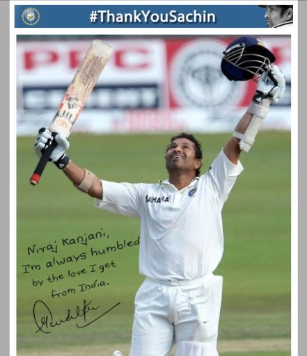 Sachin Tendulkars Autograph截图1