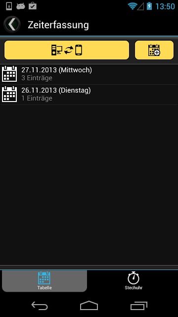 Zeiterfassung Mobile截图1