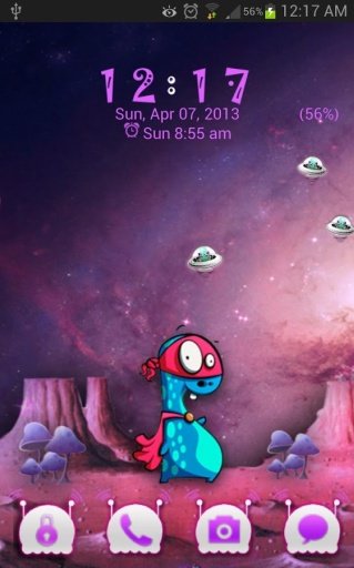 Space Ufo Theme Go Locker截图4