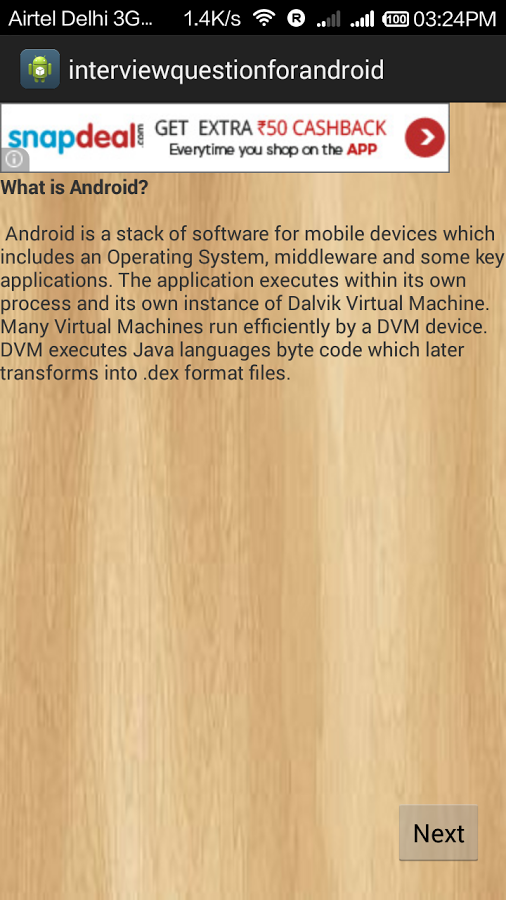 Android Interview Question截图1