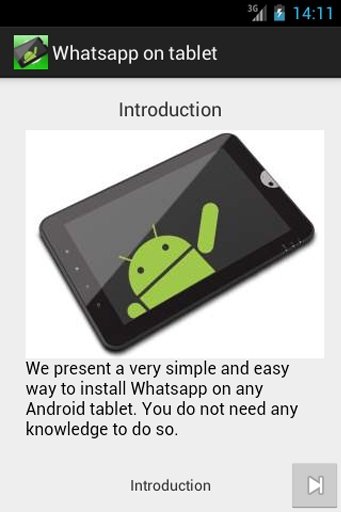 Install Whatsapp on tablet截图1