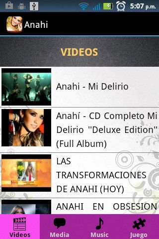 Anahi Puente: Video Fans截图6