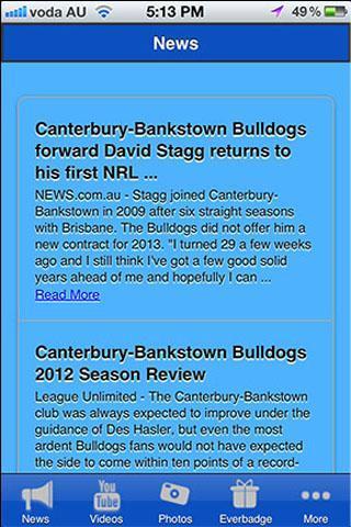 Canterbury Bulldogs NRL Victory 2013!截图1