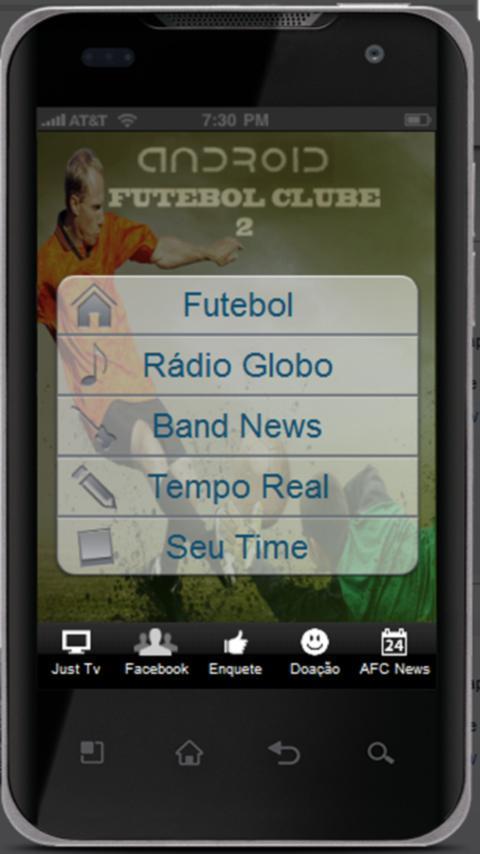 Android Futebol Clube 2截图1