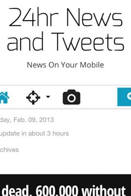 24hrs News and Tweets截图2