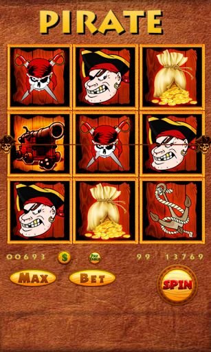 Pirate - 3 reel slots machine截图4