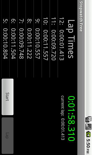 Stopwatch Free截图1