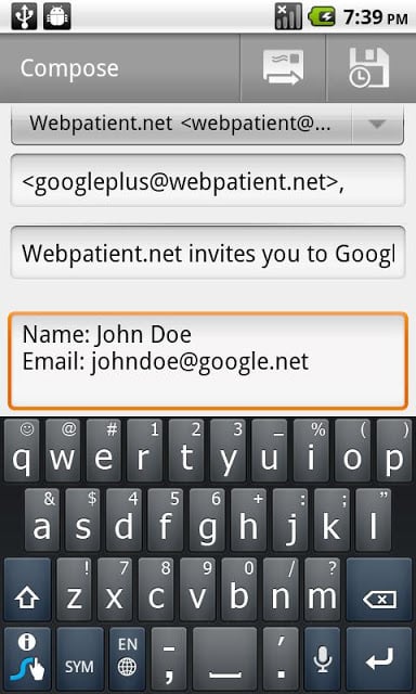 Webpatient.net &amp; Google+截图5