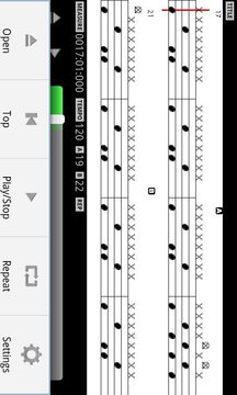 MIDI Drum Score Player截图