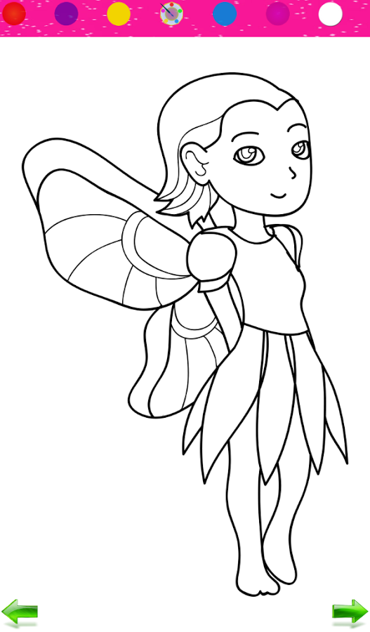 Princesses & Fairies Coloring截图3