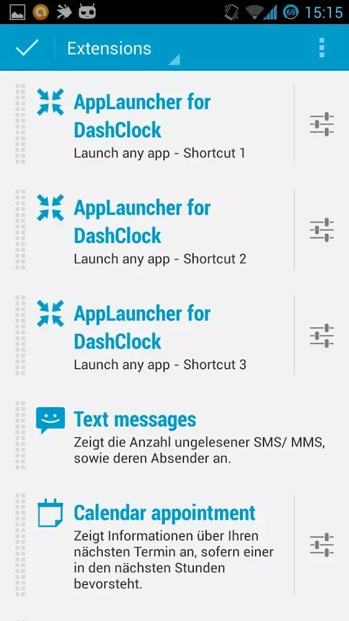 AppLauncher for DashClock截图11