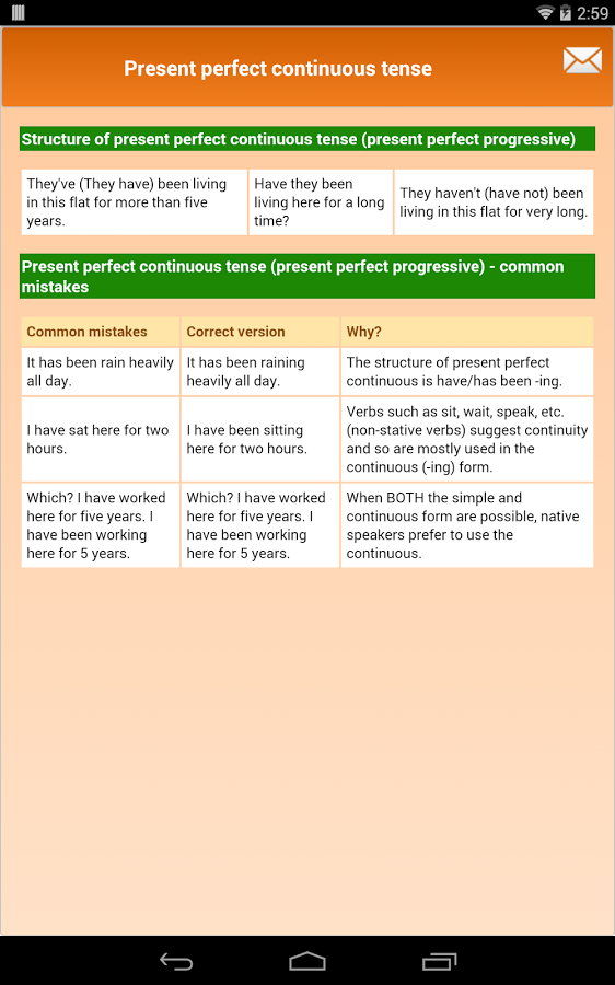 English Tenses Tables截图2