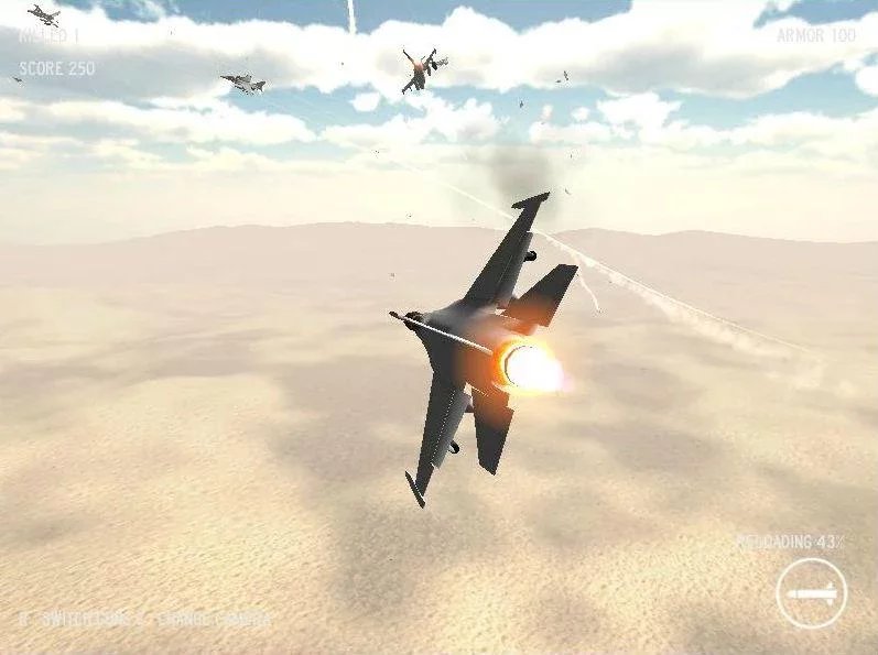 空袭飞行模拟器：飞机飞行...截图2