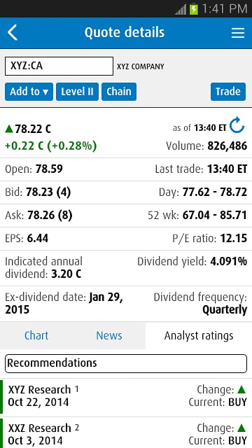 BMO InvestorLine截图3