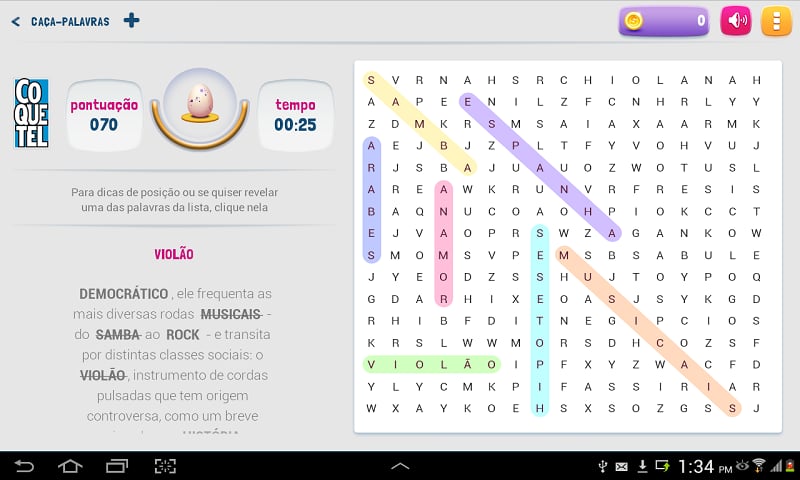 Coquetel Ca&ccedil;a-Palavras截图4
