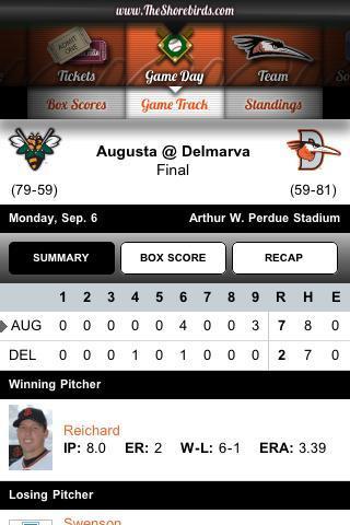 Delmarva Shorebirds截图2