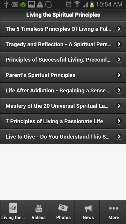 Living the Spiritual Principles截图5