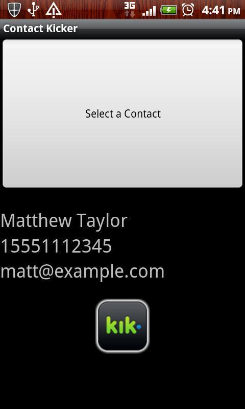 Contact Kicker截图2