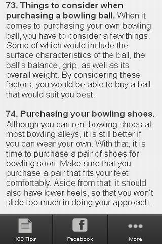 100 Bowling Tips And Tricks截图4