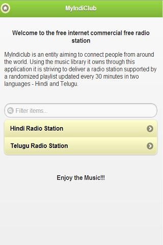 MyIndiclub Radio Station截图1