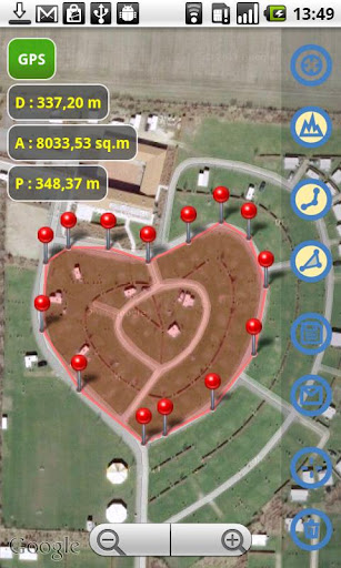 Planimeter - GPS面积测量截图2