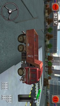 建筑运输卡车3D截图