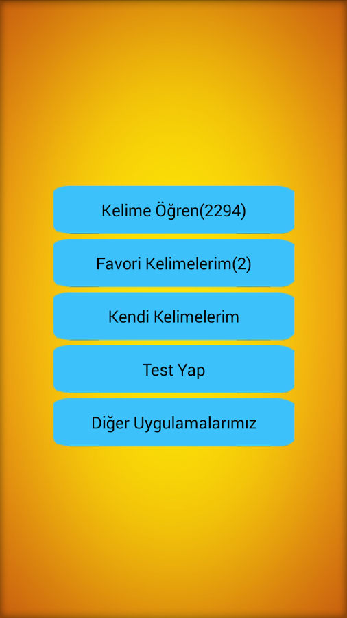 YDS Kelime Ezberleme Programı截图1