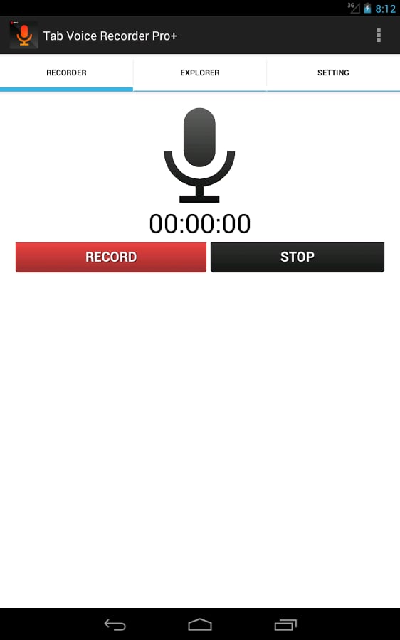 Tab Voice Recorder Pro+截图4