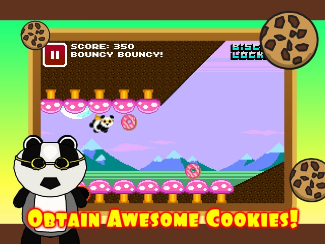 Retro Panda Lander截图1