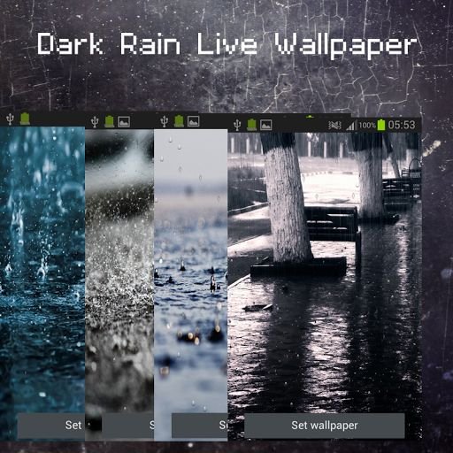 Dark Rain Live wallpaper截图5