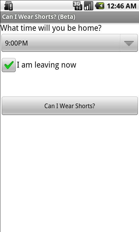 Can I Wear Shorts? (Beta)截图1