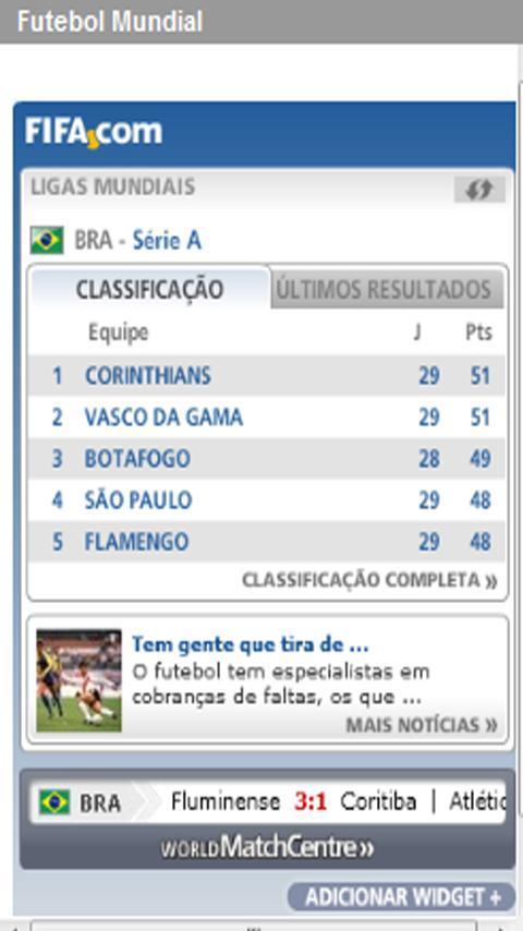 Android Futebol Clube 2截图5