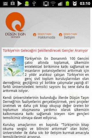 D&uuml;ş&uuml;n Taşın Derneği截图2