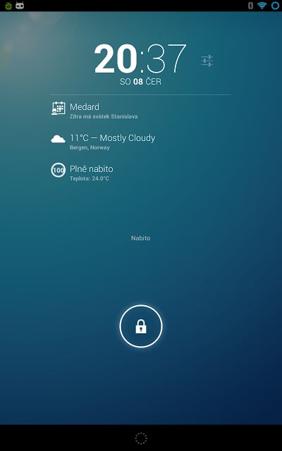 DashClock Sv&aacute;tky截图1