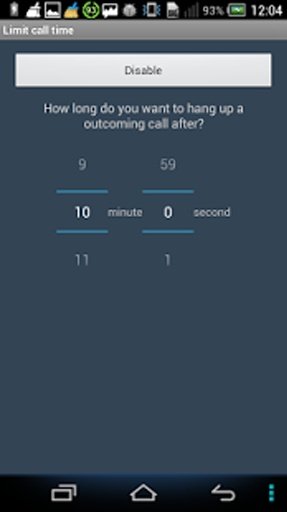 Outgoing Call Time Limit v1.0截图4