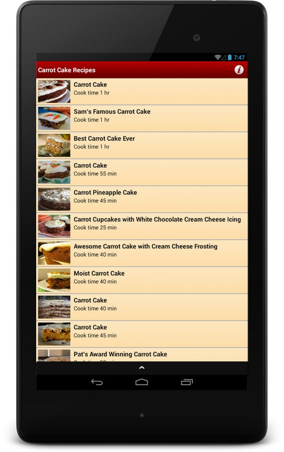 Carrot Cake Recipes截图3