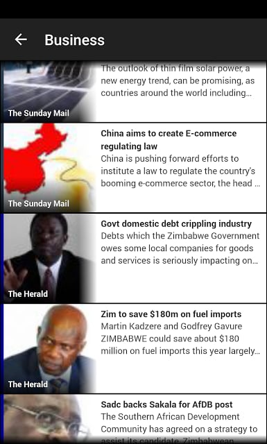 The Zimbabwe News截图2