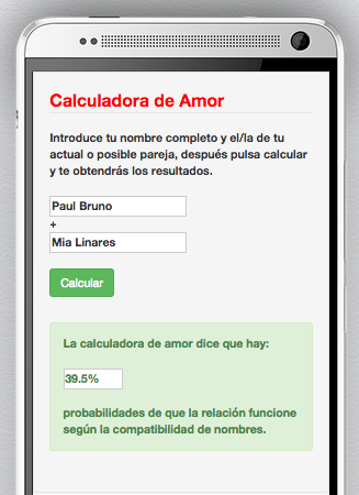 Calculadora de Amor截图2